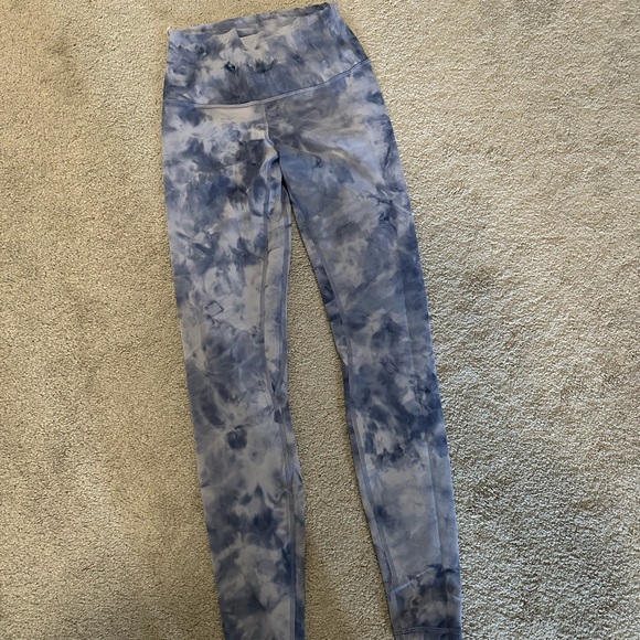 Lululemon Align Pant 25" Diamond Dye Iced Iris Peri Purple 4 - Picture 5 of 7